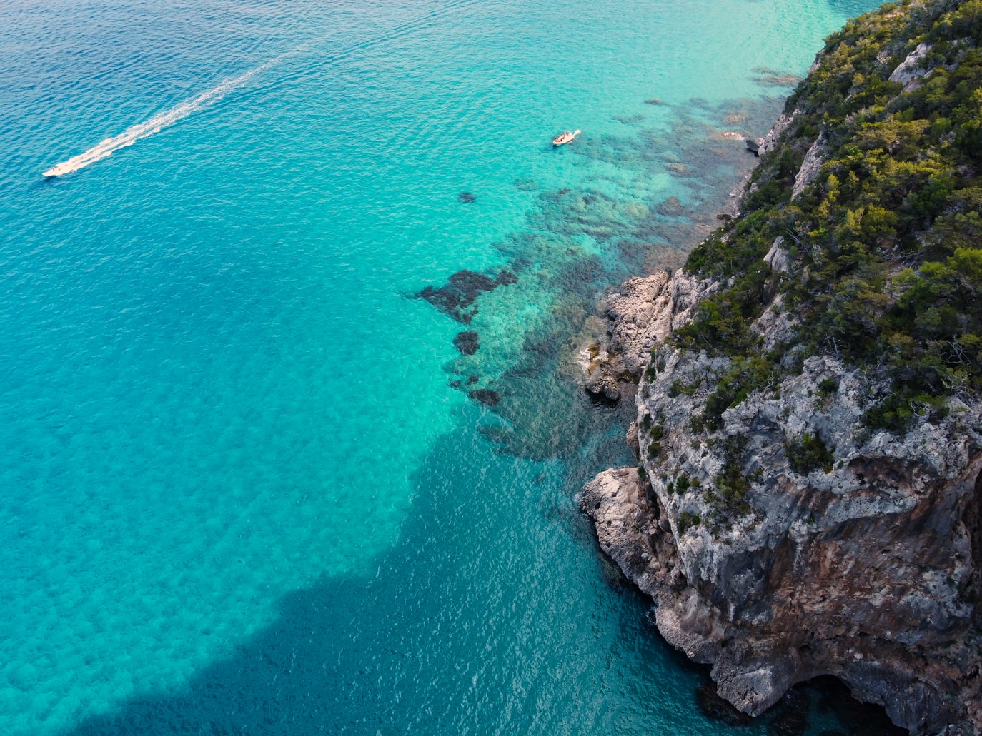 Blue seas of ibiza